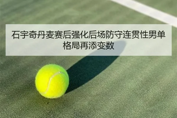 石宇奇丹麦赛后强化后场防守连贯性男单格局再添变数